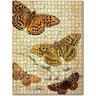 Cakapuzzle Eski Sarı Renkli Kelebekler Görseli 255 Parça Puzzle