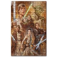 Cakapuzzle Eski Star Wars Jedilar Görseli Ahşap 500 Parça Puzzle