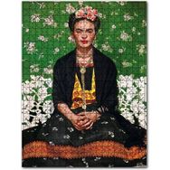 Cakapuzzle Eskitilmiş Frida Kahlo Baskılı Görsel Ahşap 255 Parça Puzzle