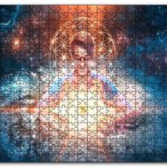 Cakapuzzle Evren Enerjisi Meditasyon Uzay Yıldızlar Görseli Mdf 120 Parça Puzzle