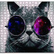 Cakapuzzle Evren Görselli Kedi Ahşap 1000 Parça Puzzle