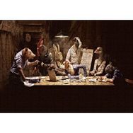 Cakapuzzle Fantastik Çiftlik Hayvan Toplantısı Görseli 120 Parça Ahşap Puzzle