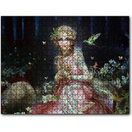Cakapuzzle Fantastik Masal Kızı Sinekkuşu Mdf 255 Parça Puzzle