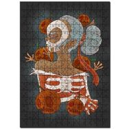 Cakapuzzle Fantastik Maskeli Kadın Kabak Görseli Mdf 120 Parça Puzzle