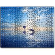 Cakapuzzle Fantastik Ortam Piyanist ve Kemancı Kız Mdf 120 Parça Puzzle