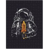 Cakapuzzle Fantastik Uzay Mekiği Dondurma Astronot Mdf 120 Parça Puzzle