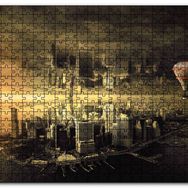 Cakapuzzle Fantaztik Şehir Mdf 255 Parça Puzzle