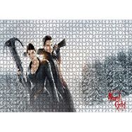 Cakapuzzle Fantezi Gretel Hansel Avcılar Silahlar Kış Cadı Mdf 1000 Parça Puzzle