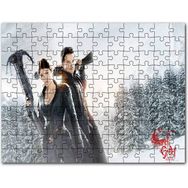 Cakapuzzle Fantezi Gretel Hansel Avcılar Silahlar Kış Cadı Mdf 500 Parça Puzzle