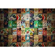Cakapuzzle Film Afişlerinden Oluşan Kompozisyon 120 Parça Ahşap Puzzle