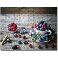 Cakapuzzle Fincanda Yabanmersini Ahududu ve Böğürtlenler Mdf 120 Parça Puzzle