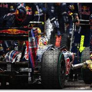Cakapuzzle Formula 1 Pit Stop Görseli Mdf 120 Parça Puzzle