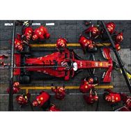 Cakapuzzle Formula 1 Pitte Kuşbakışı Görünüş Mdf 120 Parça Puzzle