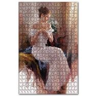 Cakapuzzle Francisco Ribera Gómeze Ait Yağlı Boya Kadın Resmi 120 Parça Puzzle