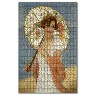 Cakapuzzle François Kavel Fransa 1861 Catherine La Rose Ahşap 255 Parça Puzzle