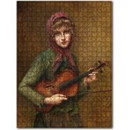 Cakapuzzle François Martin Kavel Catherine La Rose Gezgin Kemancı 120 Parça Puzzle