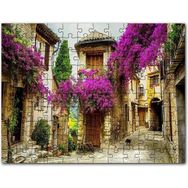 Cakapuzzle Fransa Provence Eski Binalar Görseli Mdf 500 Parça Puzzle