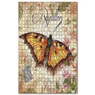 Cakapuzzle Fransaya Mektup Kelebek Görseli Ahşap 1000 Parça Puzzle