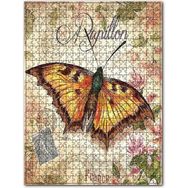 Cakapuzzle Fransaya Mektup Kelebek Görseli Ahşap 500 Parça Puzzle