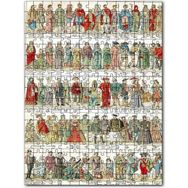Cakapuzzle Fransız Halkı Kıyafet Evrimi 10 17 Yüzyıl Mdf 120 Parça Puzzle