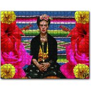 Cakapuzzle Frida Kahlo Çiçekli 255 Parça Puzzle