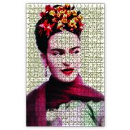 Cakapuzzle Frida Kahlo Gazete Reminde Ahşap 255 Parça Puzzle