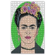 Cakapuzzle Frida Kahlo Gül Taçlı Ahşap 1000 Parça Puzzle