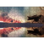 Cakapuzzle Game of Thrones Ejderhayla Savaş 120 Parça Ahşap Puzzle