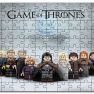 Cakapuzzle Game Of Thrones House Stark Özel Minifigürler Mdf 255 Parça Puzzle