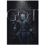 Cakapuzzle Game Of Thrones Night King Tahtta Mdf 1000 Parça Puzzle