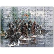 Cakapuzzle Game Of Thrones Savaşı Animasyon Görseli Mdf 120 Parça Puzzle