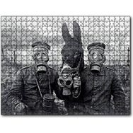 Cakapuzzle Gaz Maskeli Askerler ve Eşek Sb 255 Parça Puzzle