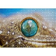 Cakapuzzle Geko Kertenkelesi Gözü Makro Çekim 120 Parça Ahşap Puzzle