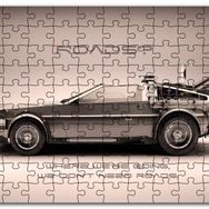 Cakapuzzle Geleceğe Dönüş Otomobili Mdf 120 Parça Puzzle