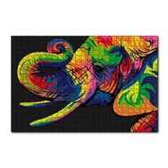 Cakapuzzle Genç Fil Dijital Mozaik 120 Parça Puzzle