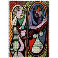 Cakapuzzle Girl Before A Mirror 1932 by Pablo Picasso 120 Parça Ahşap Puzzle