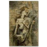 Cakapuzzle Girl With A Mandolin 1910 By Pablo Picasso Ahşap 1000 Parça Puzzle