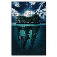 Cakapuzzle Gizemli Ada Yok Olma Ahşap 1000 Parça Puzzle
