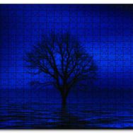 Cakapuzzle Göl İçinde Kury Ağaç Mdf 120 Parça Puzzle