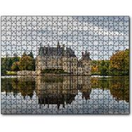 Cakapuzzle Göl Kıyısındaki Görkemli Şato Mdf 120 Parça Puzzle