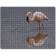 Cakapuzzle Gölde Avlanan Flamingo Mdf 1000 Parça Puzzle