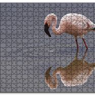 Cakapuzzle Gölde Avlanan Flamingo Mdf 120 Parça Puzzle