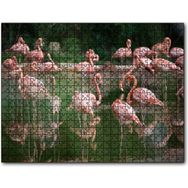 Cakapuzzle Gölde Flamingolar Mdf 120 Parça Puzzle