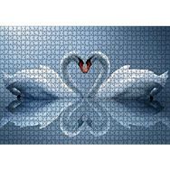 Cakapuzzle Gölde Kuğu Çifti Mdf 1000 Parça Puzzle