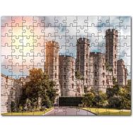 Cakapuzzle Gölde Nilüfer Çiçeği ve Yaprakları Mdf 120 Parça Puzzle