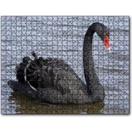 Cakapuzzle Göldeki İhtişamlı Siyah Kuğu Mdf 120 Parça Puzzle