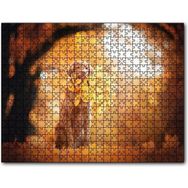Cakapuzzle Golden Retriever Sonbahar Yaprakları 120 Parça Puzzle