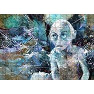 Cakapuzzle Gollum Suluboya Duvar Boyama 120 Parça Ahşap Puzzle