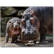Cakapuzzle Görkemli Suaygırı ve Yavrusu Mdf 255 Parça Puzzle