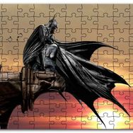 Cakapuzzle Gotham Şövalyesi Batman ve Günbatımı Mdf 255 Parça Puzzle